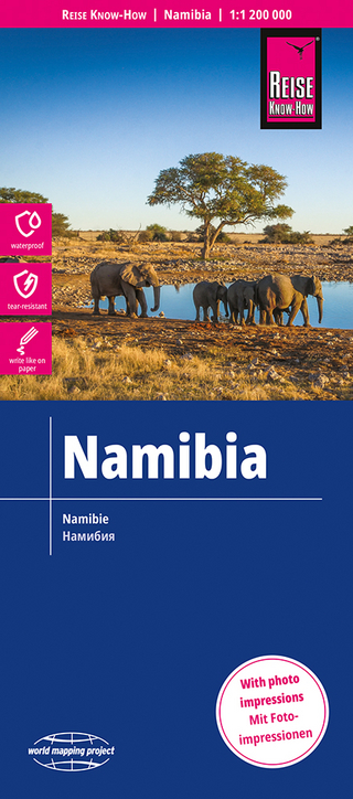 Reise Know-How Landkarte Namibia (1:1.200.000) - Reise Know-How Verlag Peter Rump GmbH