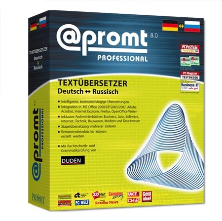 @promt Professional 8.0 Russisch - Deutsch / Deutsch - Russisch