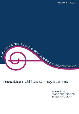 Reaction Diffusion Systems - 