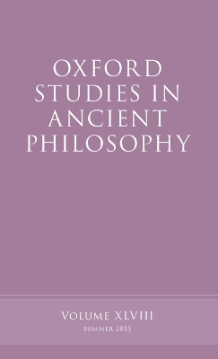 Oxford Studies in Ancient Philosophy, Volume 48 - 