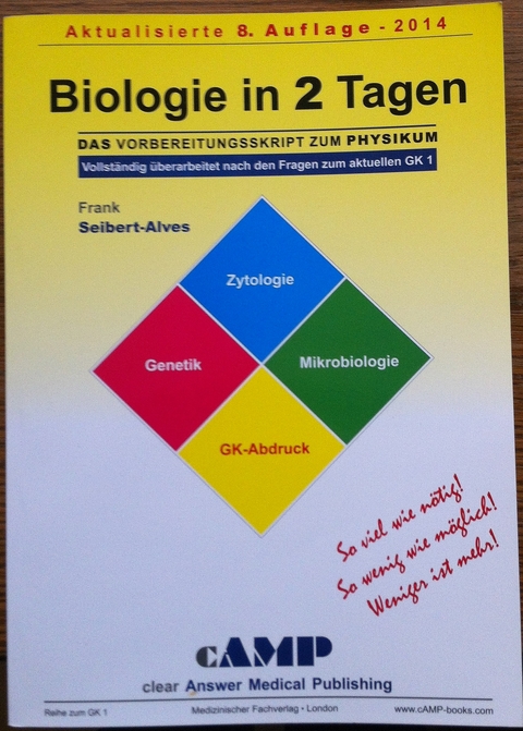 Biologie in 2 Tagen - Frank Seibert-Alves