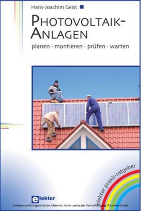 Photovoltaik-Anlagen - Hans J Geist