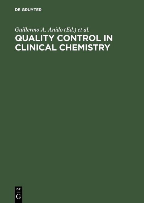 Quality Control in Clinical Chemistry - 