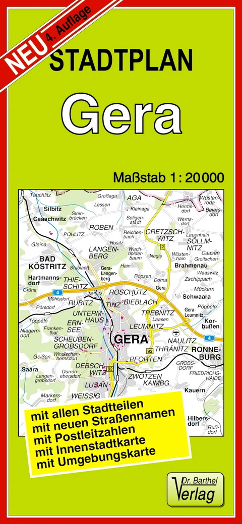 Stadtplan Gera