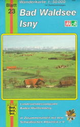 Topographische Sonderkarten Baden-Württemberg. Sonderblattschnitte auf der Grundlage der amtlichen topographischen Karten, meist grössere Kartenformate mit zusätzlichen thematischen Einträgen / Bad Waldsee (WR)