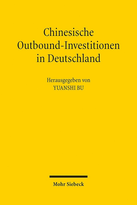 Chinesische Outbound-Investitionen in Deutschland - 