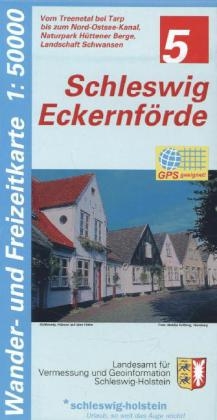 Wander- und Freizeitkarte Schleswig, Eckernförde