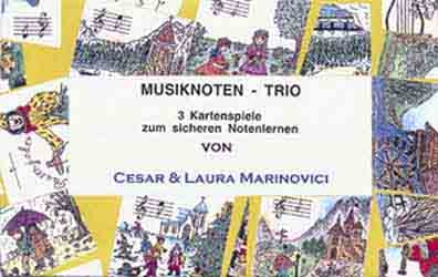 Musiknoten-Trio - Cesar Marinovici