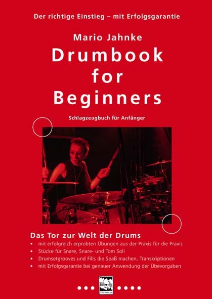 Drumbook for Beginners - Schlagzeugbuch für Anfänger - Mario Jahnke