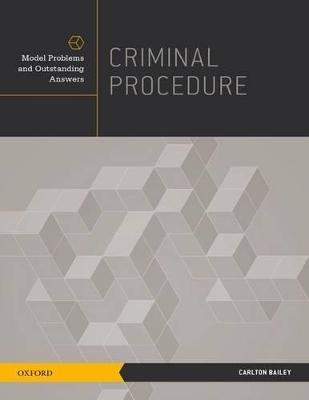 Criminal Procedure - Prof. Carlton Bailey