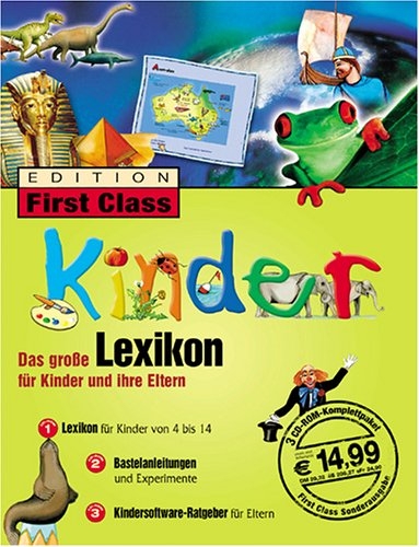 Edition First Class Kinder Lexikon, 3 CD-ROMs in Box