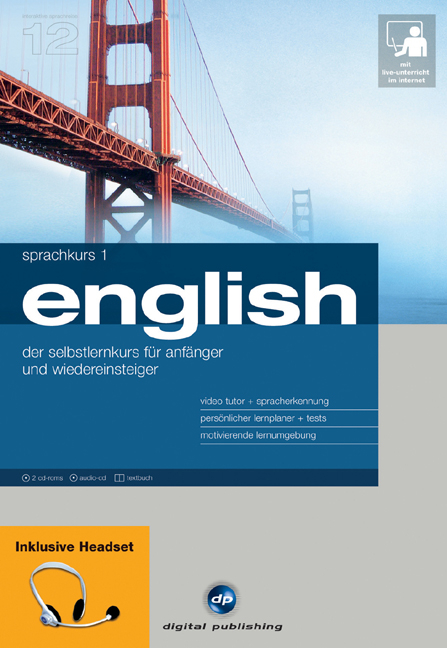 Sprachkurs 1 English + Headset