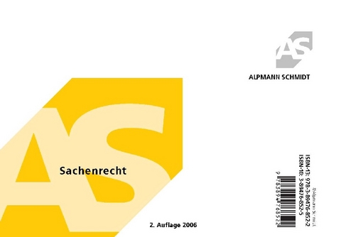 Sachenrecht - Annegerd Alpmann-Pieper, Till Veltmann