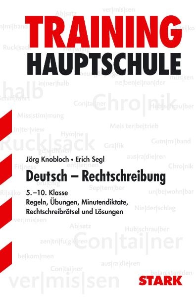 Training Deutsch Hauptschule / Hauptschule - Jörg Knobloch, Erich Segl