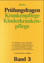 Bd.3 - Kinderkrankenpflege Prüfungsfragen Krankenpflege