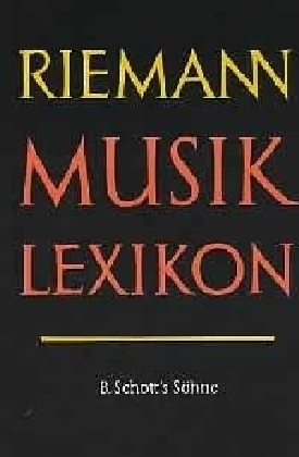 Riemann Musiklexikon - 