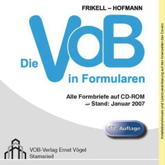 Die VOB in Formularen - Eckhard Frikell, Olaf Hofmann