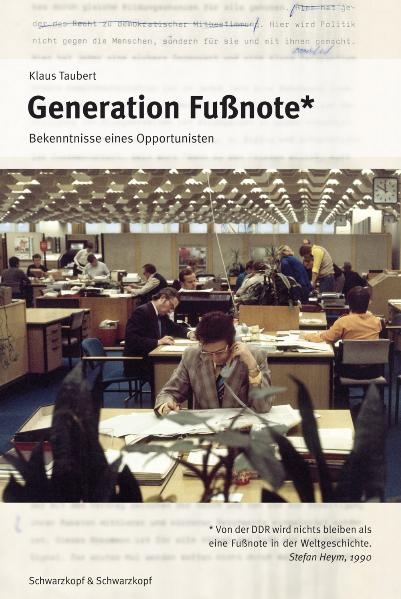 Generation Fußnote - Klaus Taubert