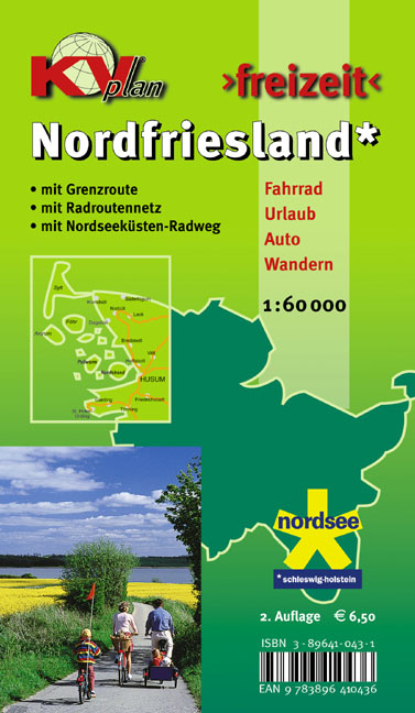 Nordfriesland Kreis mit Sylt, Amrum, Föhr und Halligen