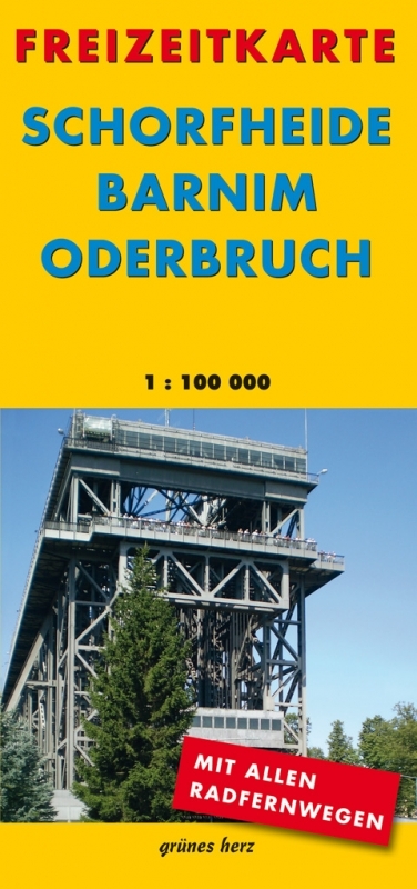 Freizeitkarte Schorfheide, Barnim, Oderbruch - 