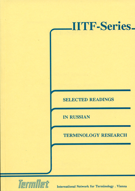 Selected Readings in Russian terminology research