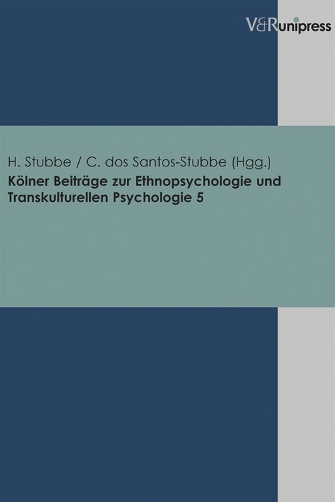 Kölner Beiträge zur Ethnopsychologie und Transkulturellen Psychologie. Band 5 - 