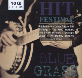 Bluegrass Hitfestival, 10 Audio-CDs -  Various