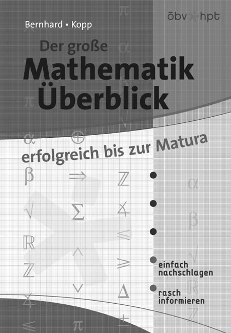 Der grosse Mathematik-Überblick - Martin Bernhard, Günther Kopp