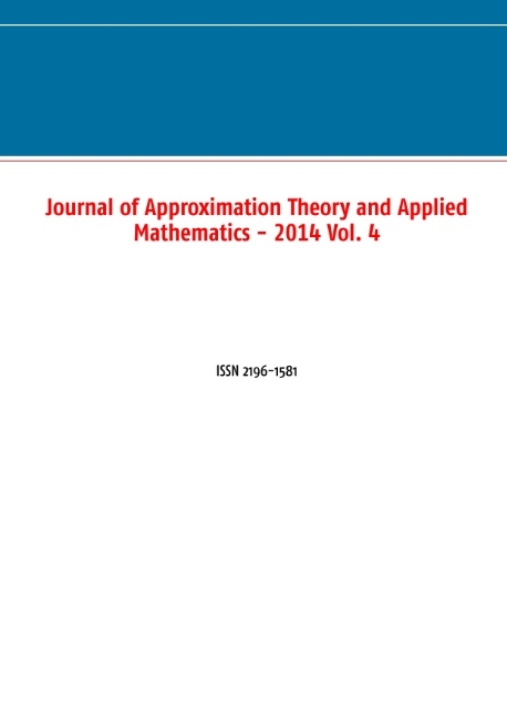 Journal of Approximation Theory and Applied Mathematics - 2014 Vol. 4 - 