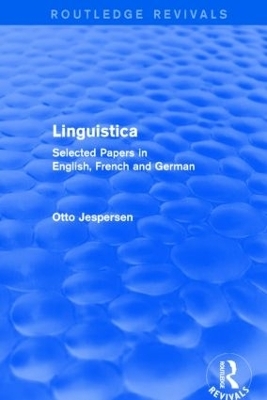 Linguistica (Routledge Revivals) - Otto Jespersen