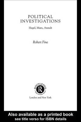 Political Investigations -  Robert Fine