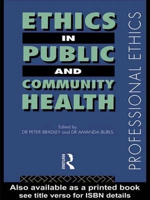 Ethics in Public and Community Health - 