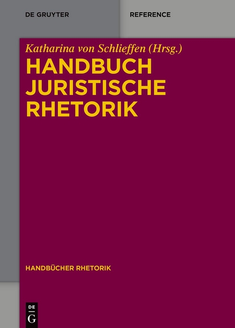 Handbuch Juristische Rhetorik - 