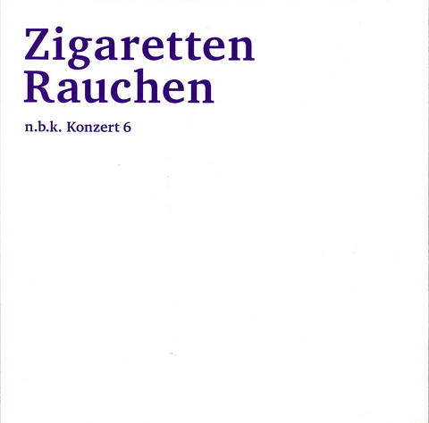 Zigaretten Rauchen - 