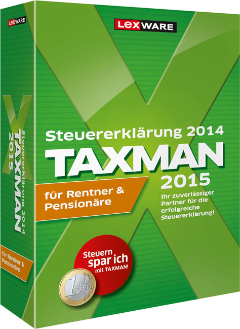 TAXMAN 2015 für Rentner & Pensionäre