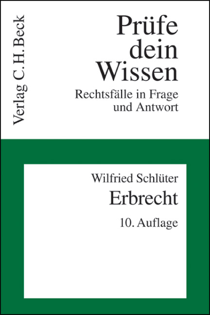 Erbrecht - Wilfried Schlüter