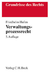 Verwaltungsprozessrecht - Friedhelm Hufen