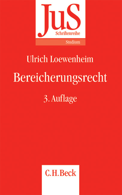 Bereicherungsrecht - Ulrich Loewenheim