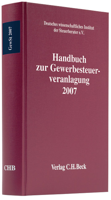 Handbuch zur Gewerbesteuerveranlagung 2007