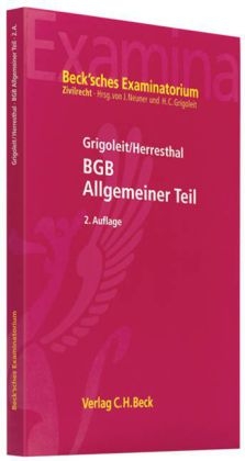 BGB Allgemeiner Teil - Hans Christoph Grigoleit, Carsten Herresthal