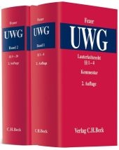 Lauterkeitsrecht, Kommentar zum Gesetz gegen den unlauteren Wettbewerb (UWG)  Gesamtwerk - 