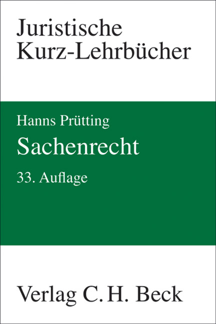 Sachenrecht - Hanns Prütting