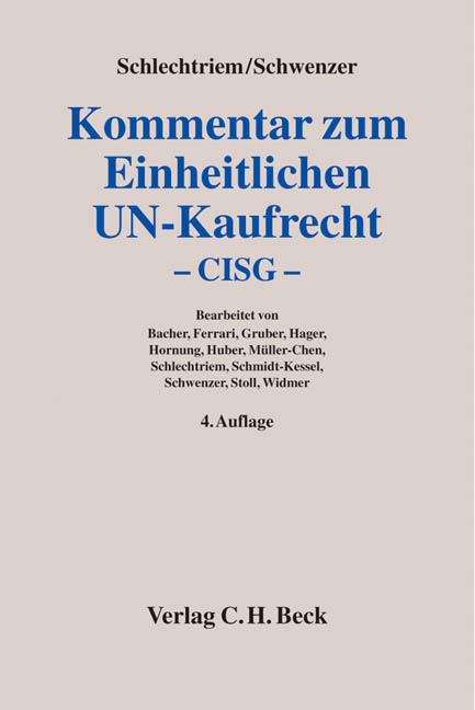 Kommentar zum Einheitlichen UN-Kaufrecht - 