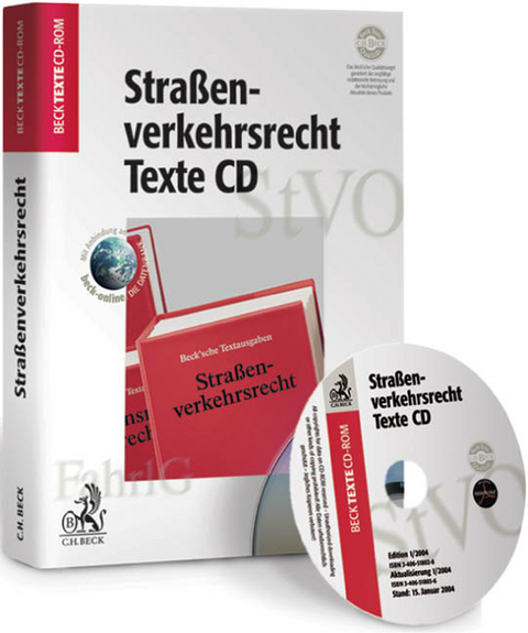 Straßenverkehrsrecht Texte-CD-ROM