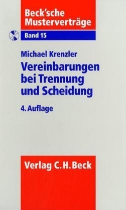 Vereinbarungen bei Trennung und Scheidung - Michael Krenzler