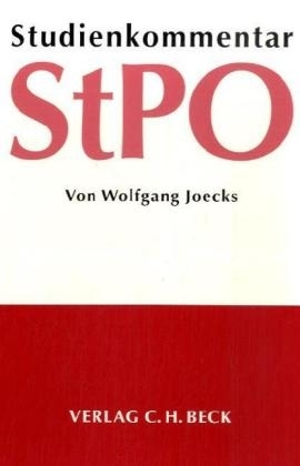 Strafprozessordnung - Wolfgang Joecks