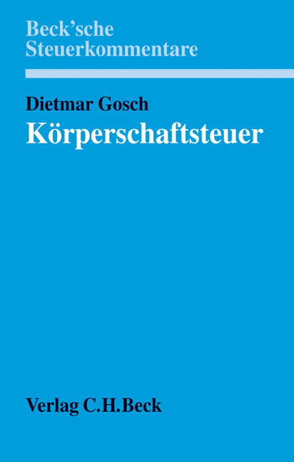 Körperschaftsteuergesetz - 