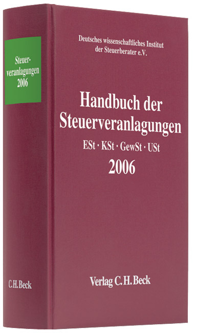 Handbuch der Steuerveranlagungen 2006 - 