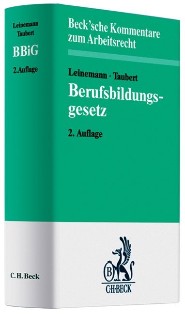 Berufsbildungsgesetz - Wolfgang Leinemann, Thomas Taubert