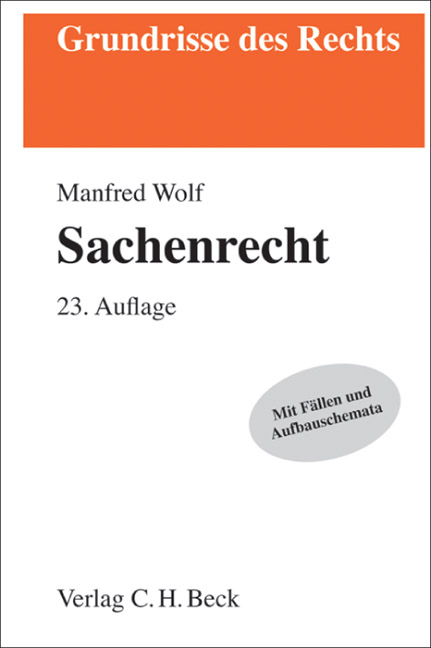 Sachenrecht - Manfred Wolf